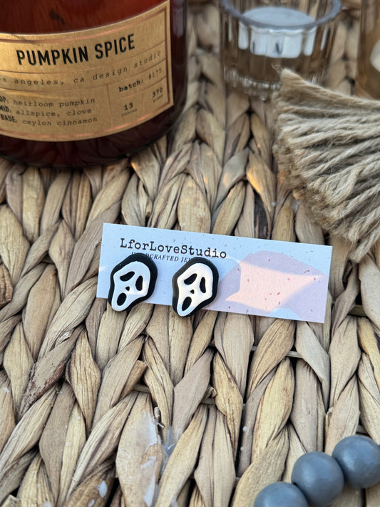 Ghost face studs
